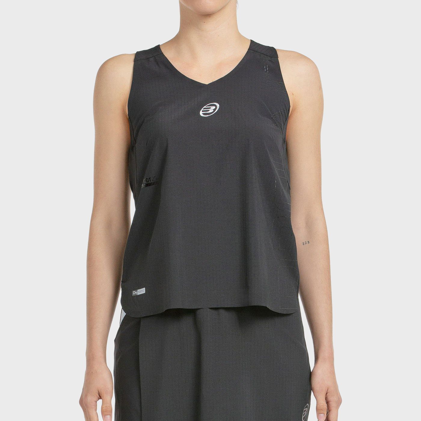 tienda de padel Madrid, tienda de padel online, tienda de padel españa, tienda de padel en linea, CAMISETA BULLPADEL LLEVA NEGRO