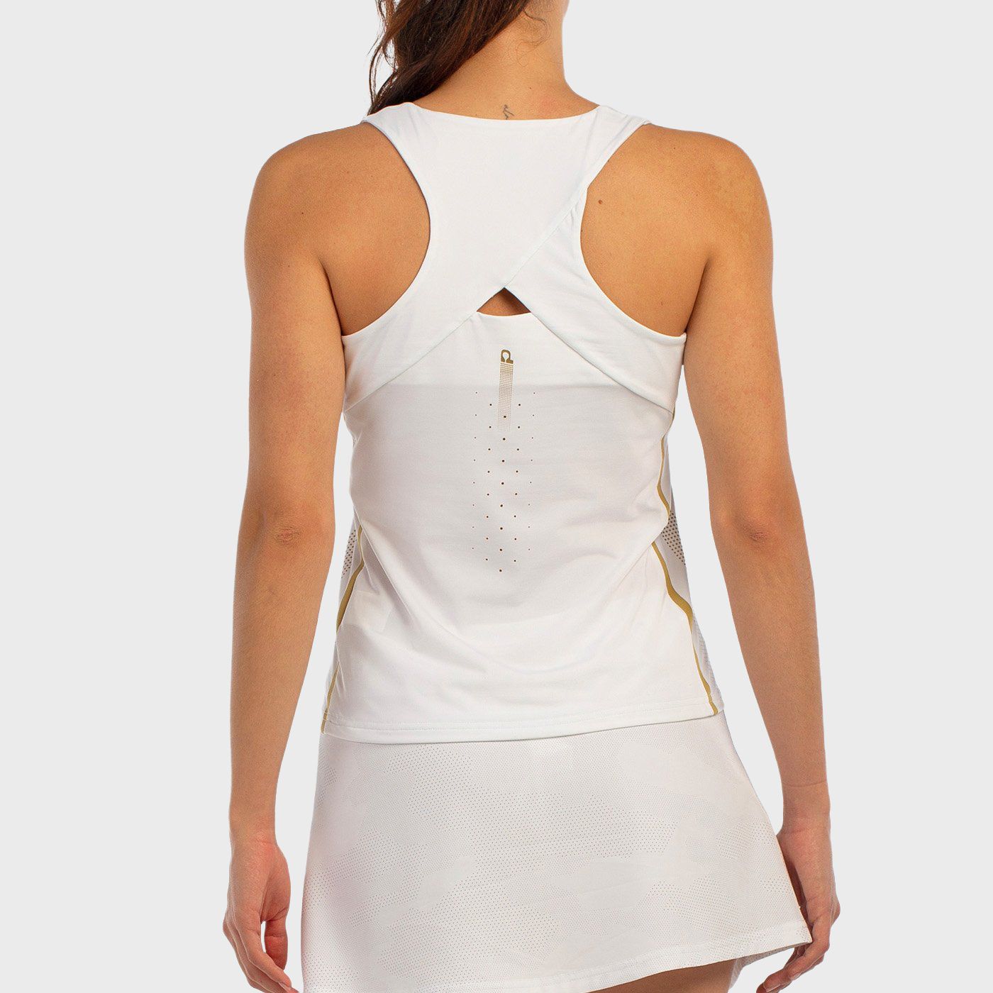 tienda de padel Madrid, tienda de padel online, tienda de padel españa, tienda de padel en linea, CAMISETA BULLPADEL ACORA BLANC
