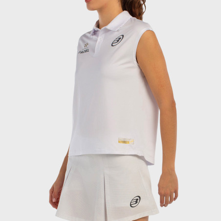 POLO BULLPADEL ACIDO BIANCO