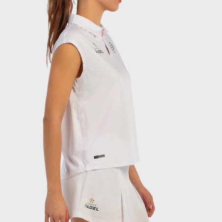 POLO BULLPADEL ACIDO BLANC