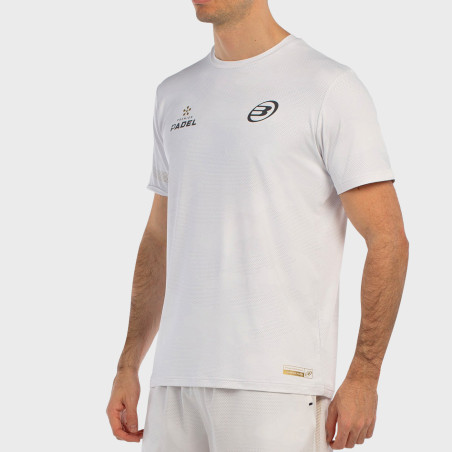 T-SHIRT BULLPADEL BIZME WHITE