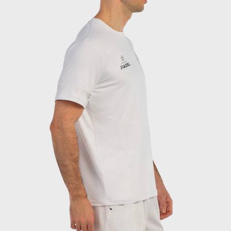 T-SHIRT BLANC BULLPADEL BIZME