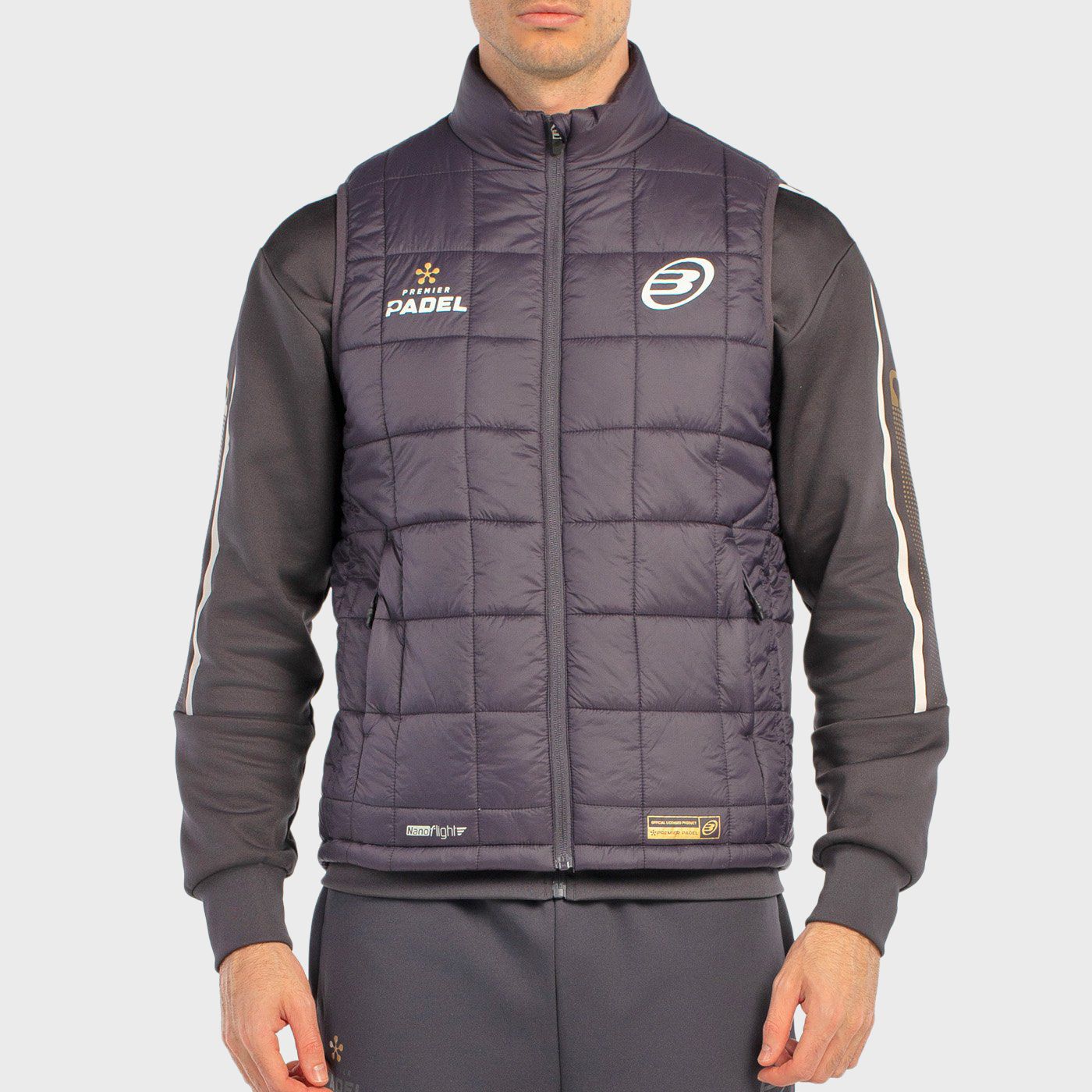 tienda de padel Madrid, tienda de padel online, tienda de padel españa, tienda de padel en linea, CHALECO BULLPADEL BELIO CARBON