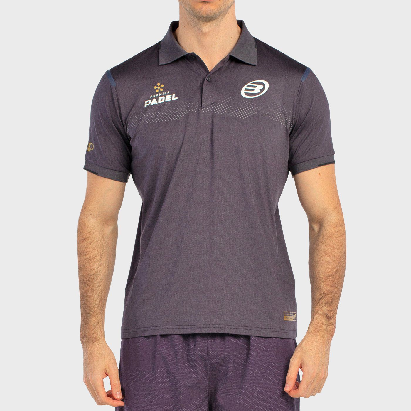 POLO BULLPADEL BRAMO CHARBON