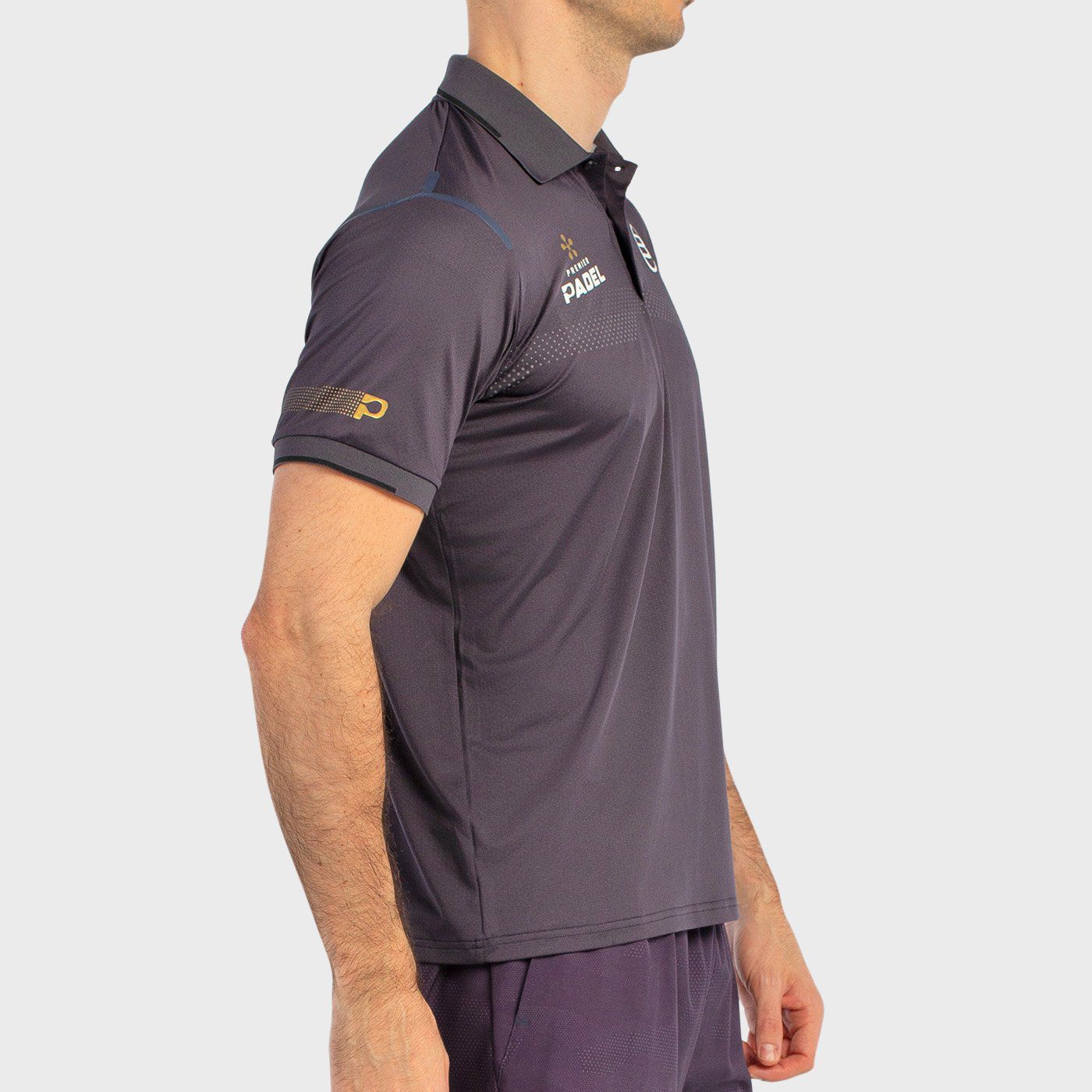 POLO BULLPADEL BRAMO CHARBON