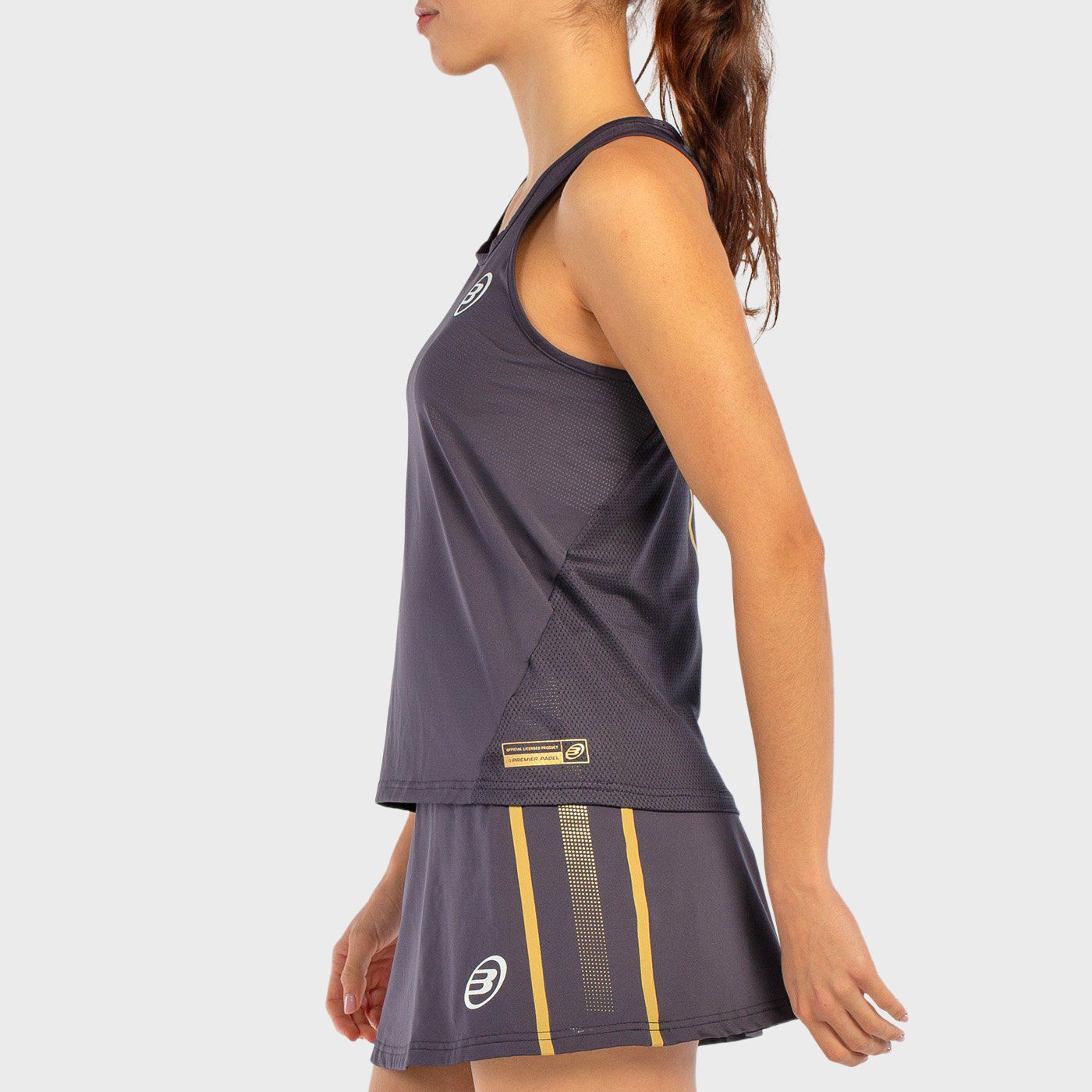 T-SHIRT BULLPADEL ADRES CHARCOAL