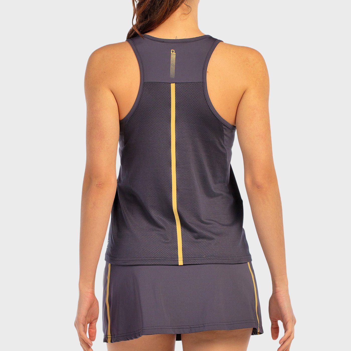T-SHIRT BULLPADEL ADRES CHARCOAL