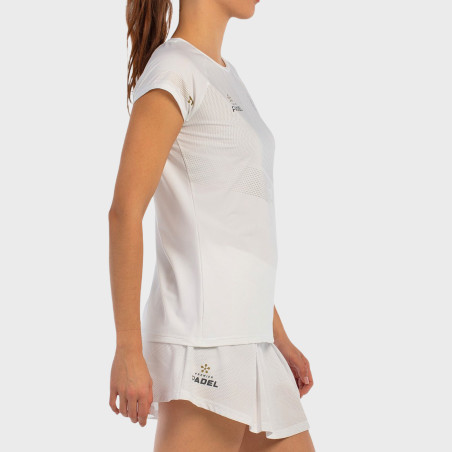 T-SHIRT BULLPADEL AFORE BLANC