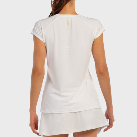 tienda de padel Madrid, tienda de padel online, tienda de padel españa, tienda de padel en linea, CAMISETA BULLPADEL AFORE BLANC