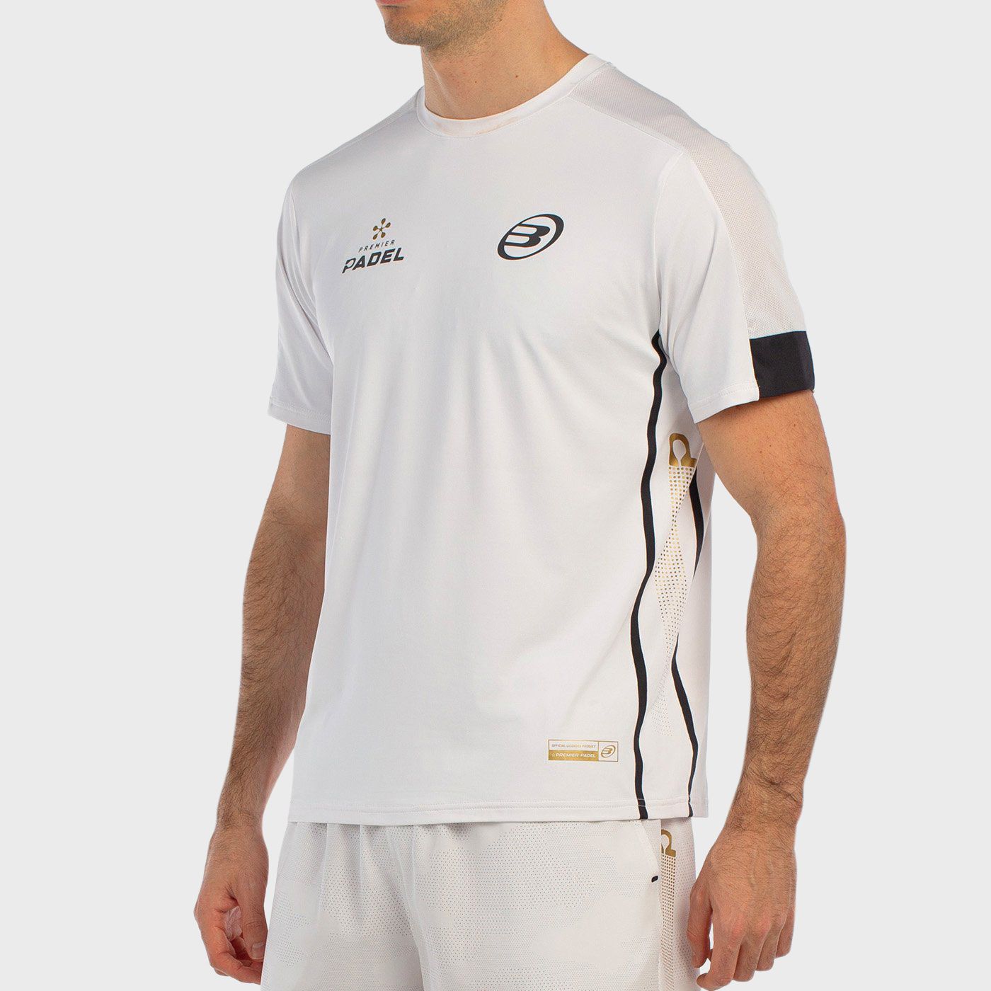 T-SHIRT BULLPADEL BORNI BLANC