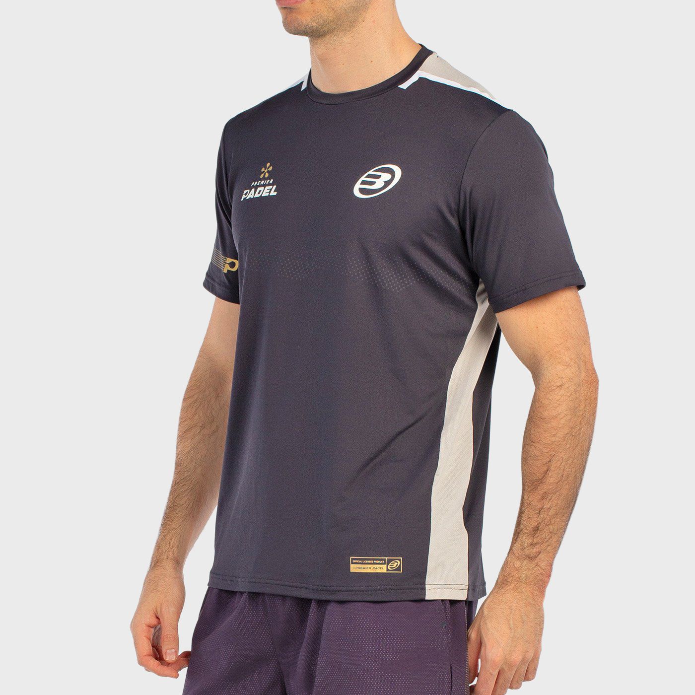 T-SHIRT BULLPADEL BRECE CHARBON