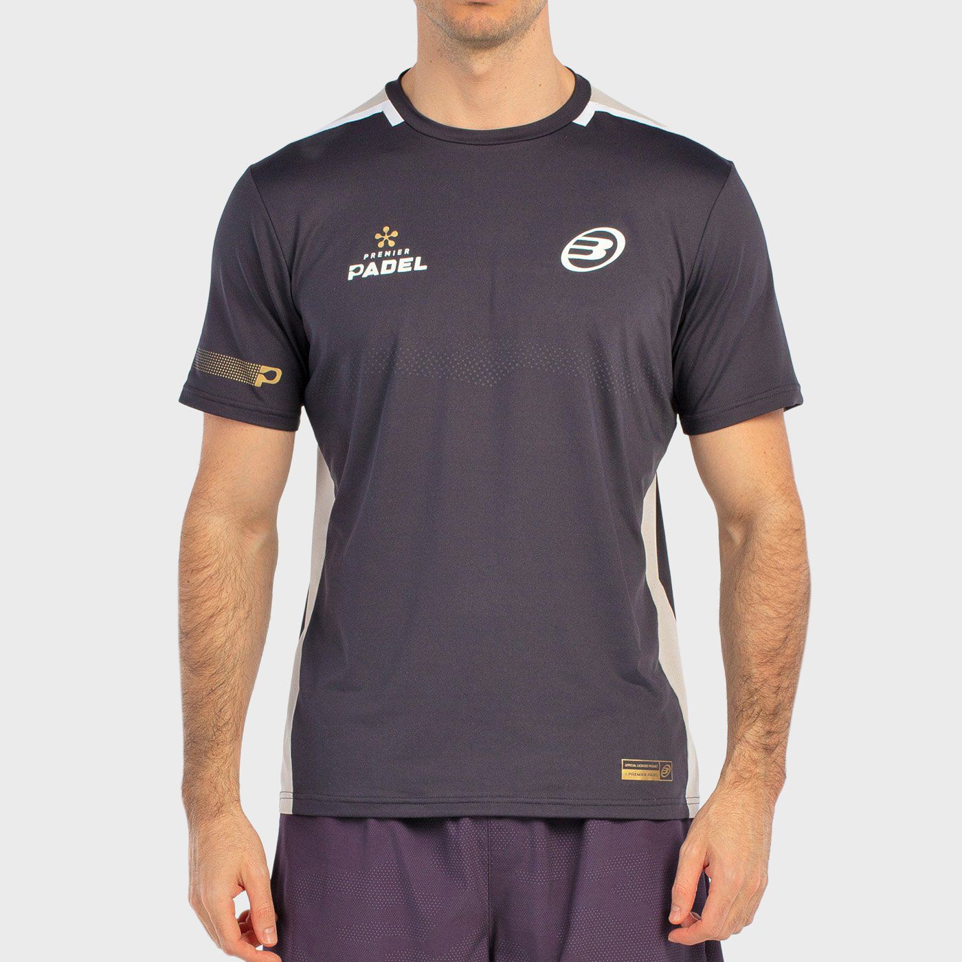 T-SHIRT BULLPADEL BRECE CHARBON
