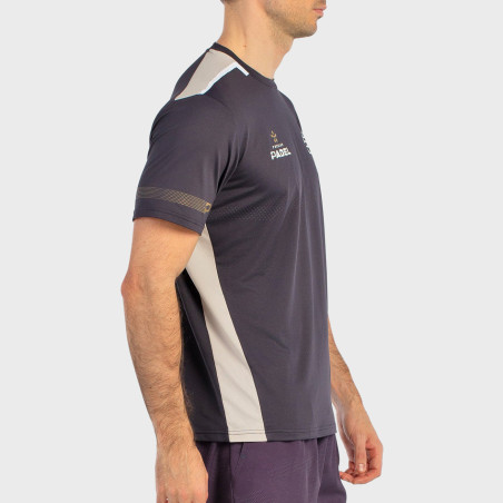 T-SHIRT BULLPADEL BRECE CHARBON