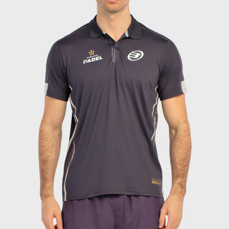 POLO SHIRT BULLPADEL BOGUE CHARCOAL