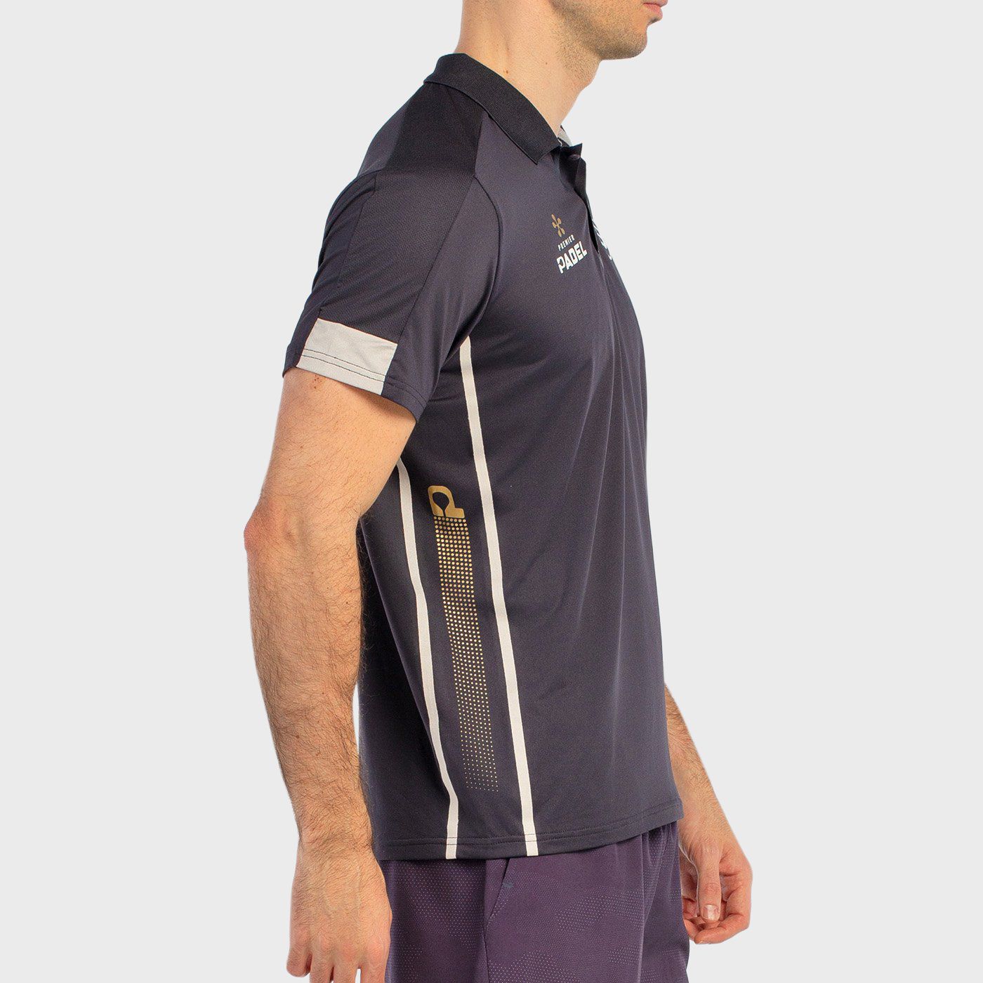 POLO SHIRT BULLPADEL BOGUE CHARCOAL