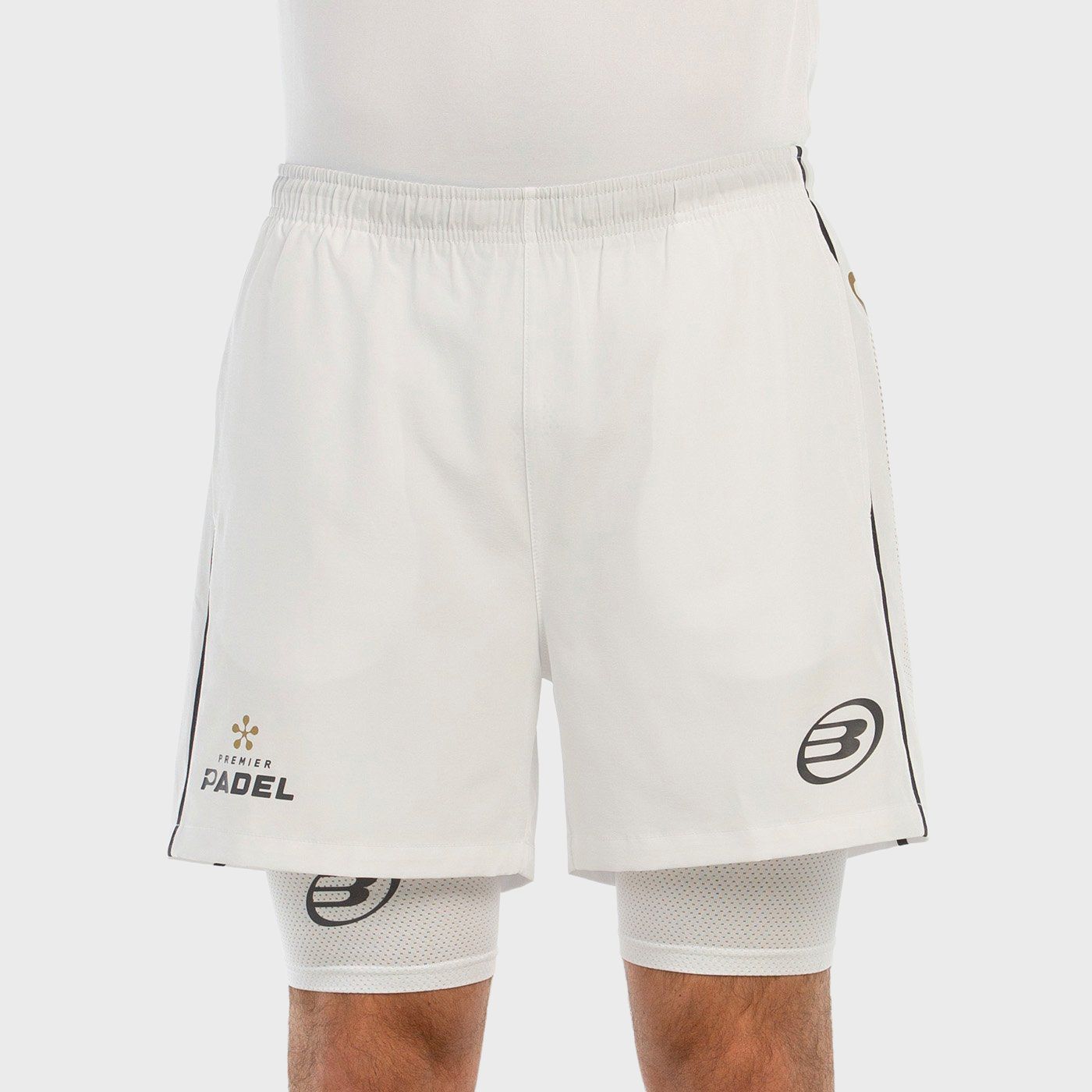 SHORTS BULLPADEL BARDE WHITE