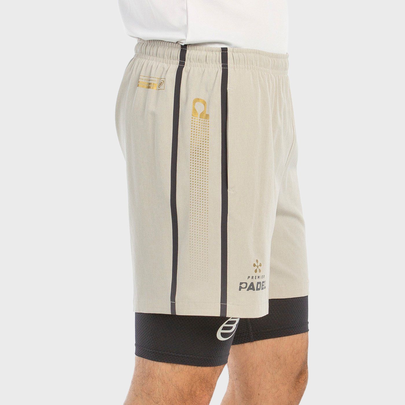 tienda de padel Madrid, tienda de padel online, tienda de padel españa, tienda de padel en linea, SHORT BULLPADEL BARDE PIEDRA V