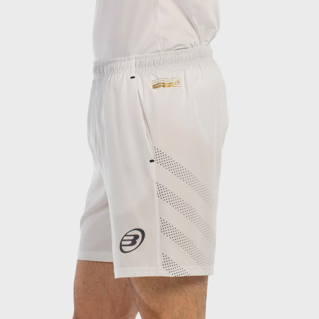 tienda de padel Madrid, tienda de padel online, tienda de padel españa, tienda de padel en linea, SHORT BULLPADEL BROZO BLANCO