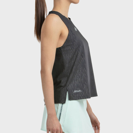 tienda de padel Madrid, tienda de padel online, tienda de padel españa, tienda de padel en linea, CAMISETA BULLPADEL ABURE NEGRO