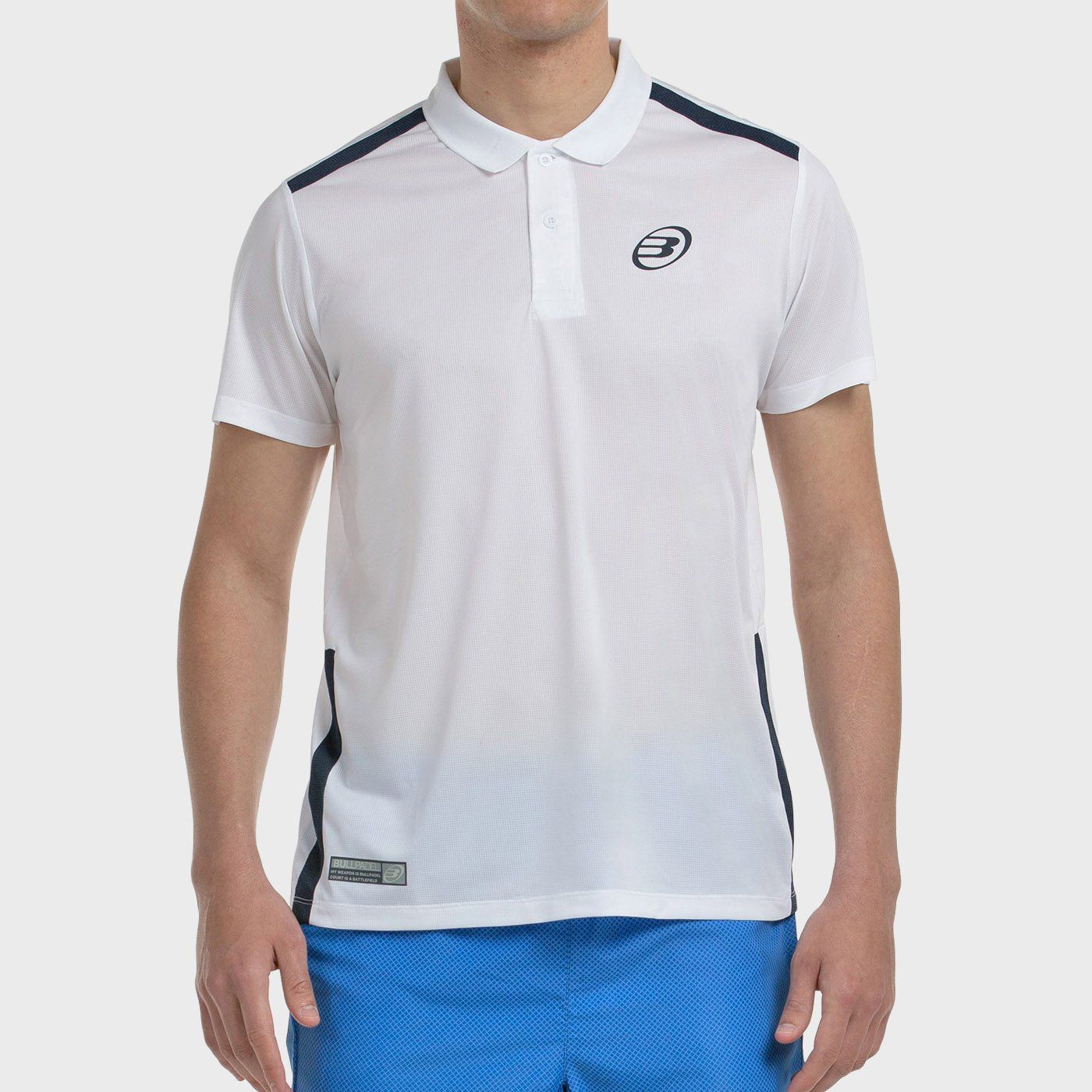 POLO T-SHIRT BULLPADEL BALTO WHITE
