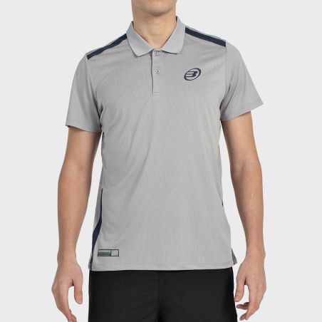 POLO T-SHIRT BULLPADEL BALTO GREY MEDIUM VIGORE