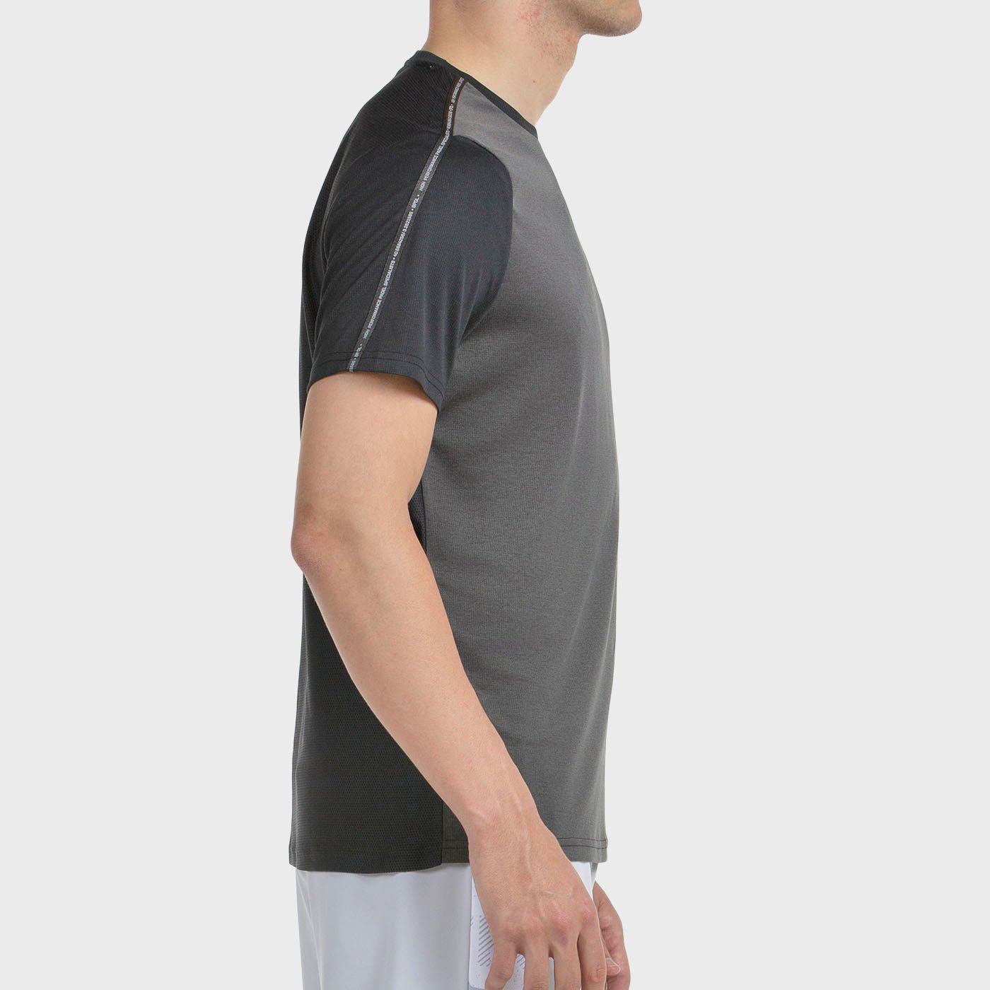 tienda de padel Madrid, tienda de padel online, tienda de padel españa, tienda de padel en linea, CAMISETA BULLPADEL ESTRE NEGRO