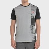tienda de padel Madrid, tienda de padel online, tienda de padel españa, tienda de padel en linea, CAMISETA BULLPADEL ESTRE GRIS 
