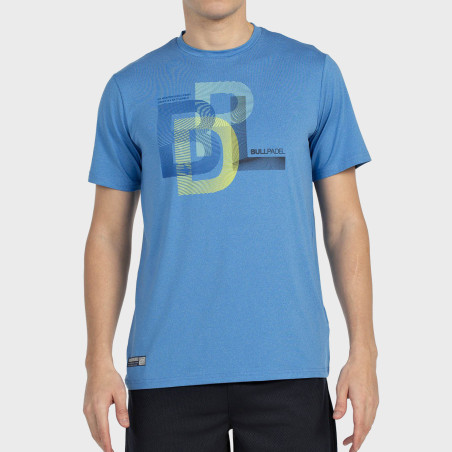 T-SHIRT BULLPADEL BEBAS BLEU ATOMIQUE VIGORE