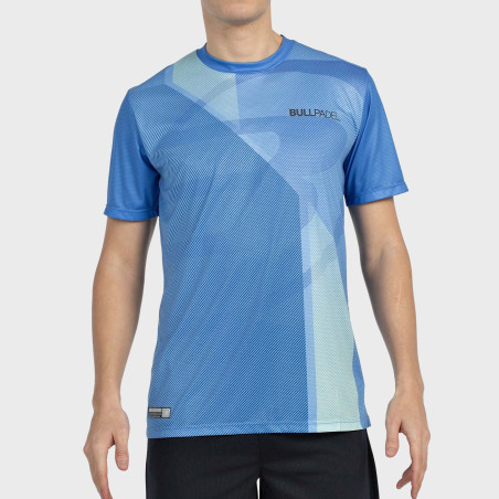 tienda de padel Madrid, tienda de padel online, tienda de padel españa, tienda de padel en linea, CAMISETA BULLPADEL BRUMO AZUL 