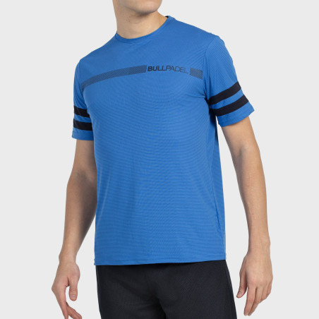 T-SHIRT BULLPADEL BERRO BLEU ATOMIQUE