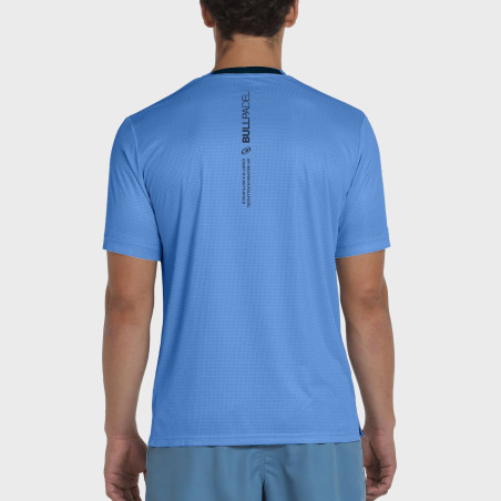 tienda de padel Madrid, tienda de padel online, tienda de padel españa, tienda de padel en linea, CAMISETA BULLPADEL BEQUE AZUL 