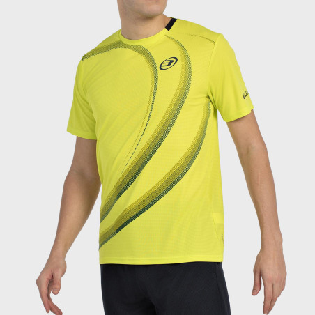 T-SHIRT BULLPADEL BEQUE CITRON VERT