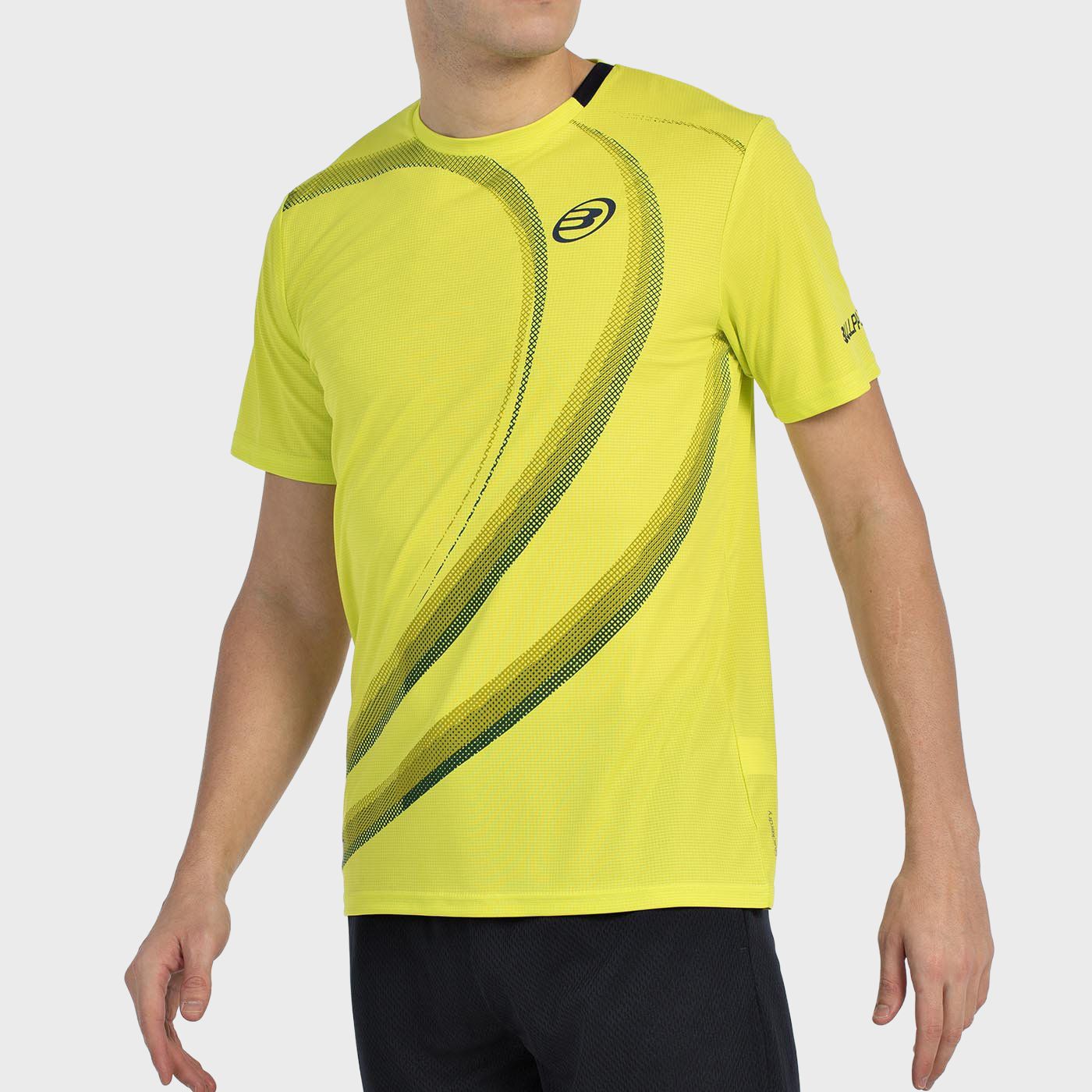 T-SHIRT BULLPADEL BEQUE CITRON VERT