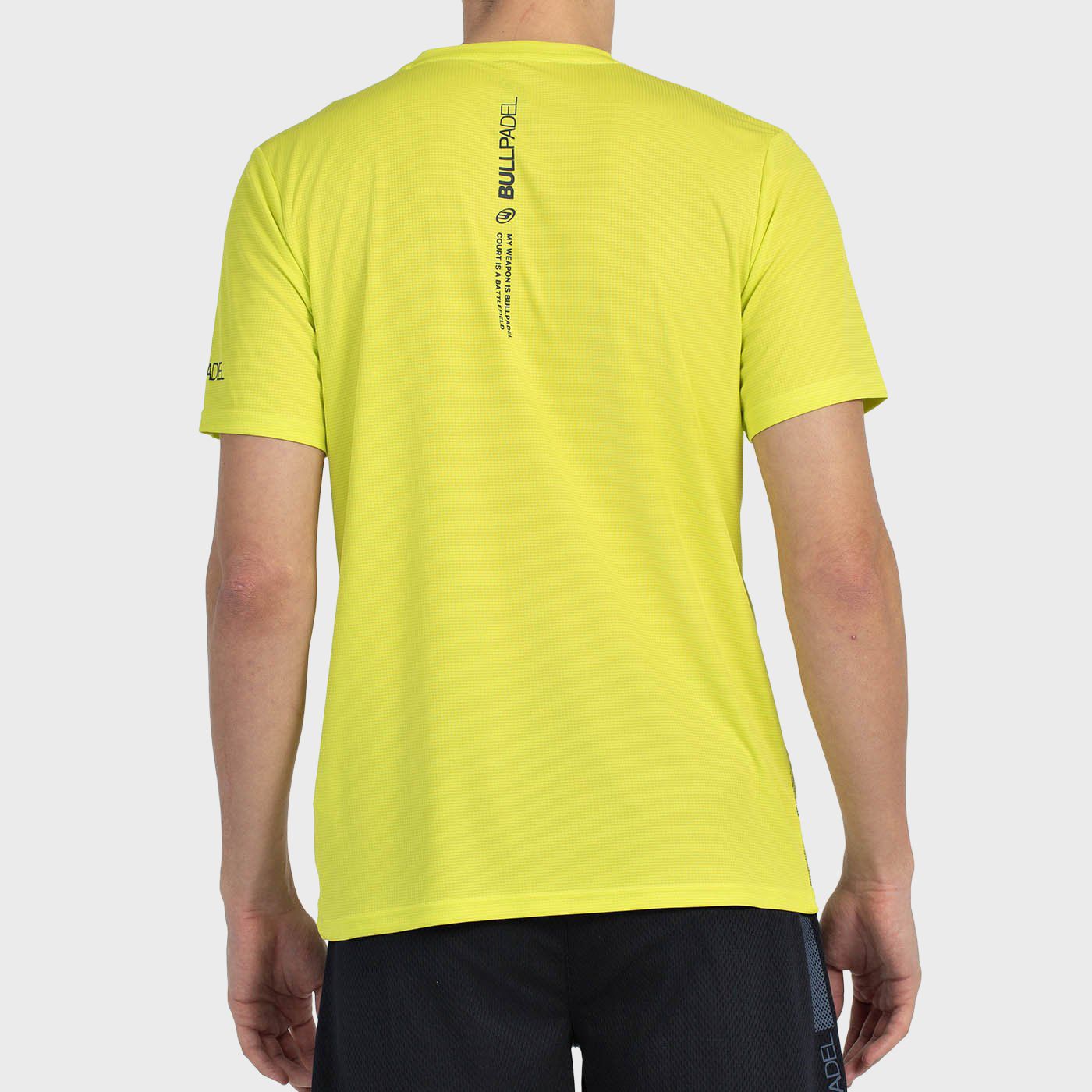 T-SHIRT BULLPADEL BEQUE CITRON VERT