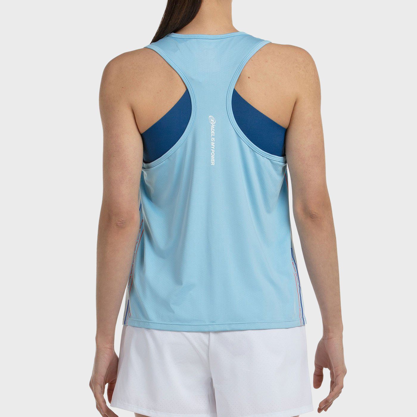 TANK TOP BULLPADEL DURANTA BLU CLEAR