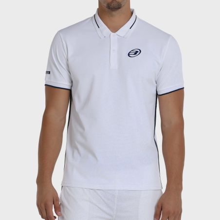BULLPADEL LEIRO 25V WHITE POLO SHIRT