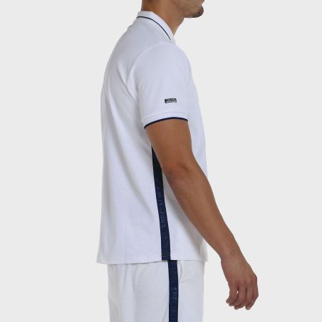 BULLPADEL LEIRO 25V WHITE POLO SHIRT