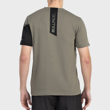 tienda de padel Madrid, tienda de padel online, tienda de padel españa, tienda de padel en linea, CAMISETA BULLPADEL MONTIA KAKI
