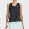 T-SHIRT BULLPADEL ADIES NOIR TISSU BICOLORE
