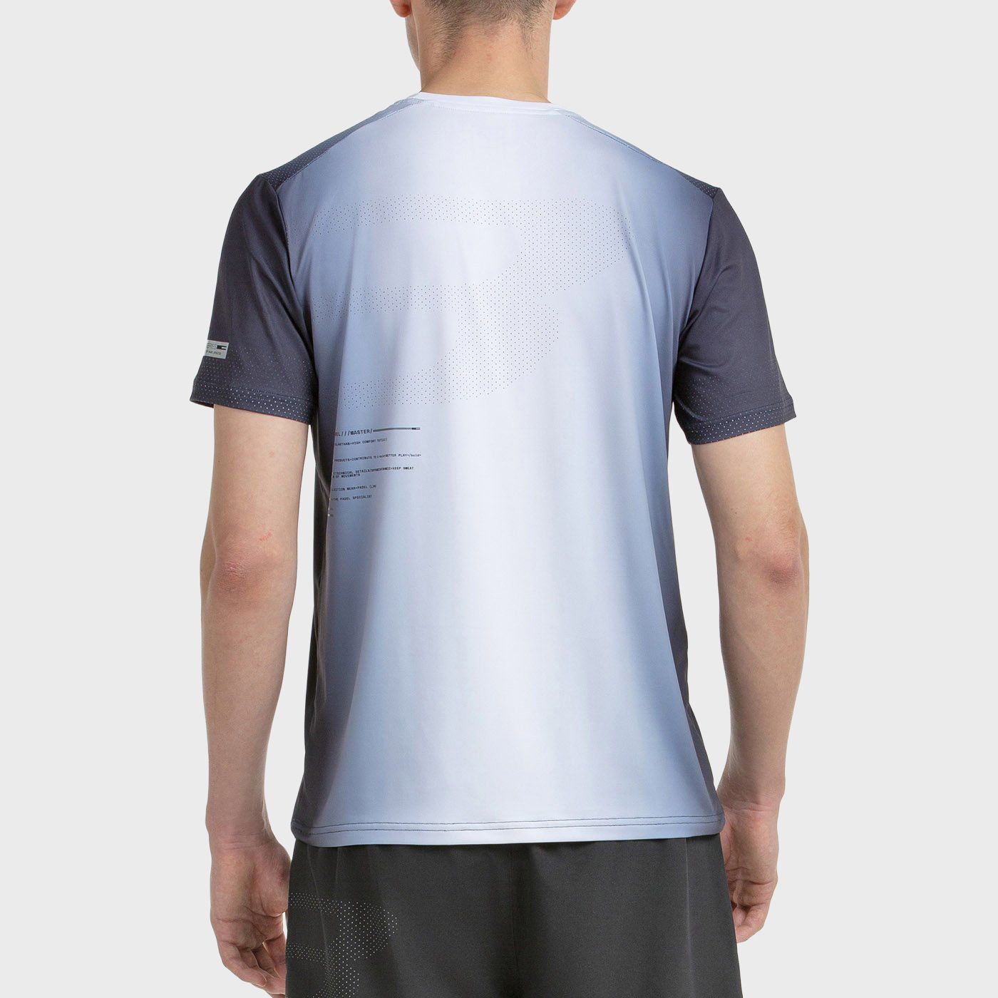 T-SHIRT BULLPADEL MUROS GRIGIO PERLA