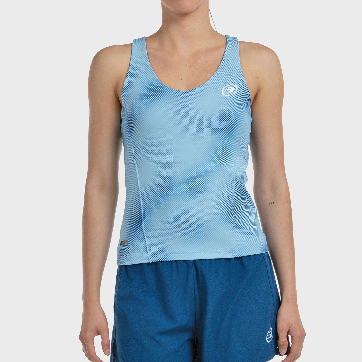 tienda de padel Madrid, tienda de padel online, tienda de padel españa, tienda de padel en linea, CAMISETA BULLPADEL DAN AZUL CL