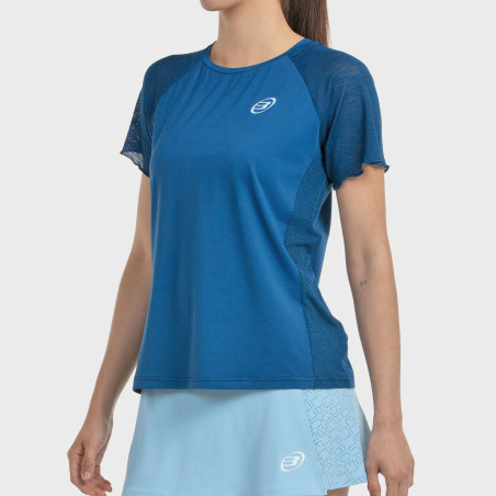 tienda de padel Madrid, tienda de padel online, tienda de padel españa, tienda de padel en linea, CAMISETA BULLPADEL DEDALE AZUL
