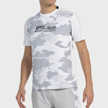 tienda de padel Madrid, tienda de padel online, tienda de padel españa, tienda de padel en linea, CAMISETA BULLPADEL ESGOS BLANC