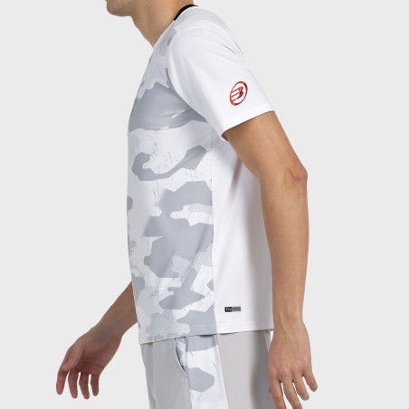 tienda de padel Madrid, tienda de padel online, tienda de padel españa, tienda de padel en linea, CAMISETA BULLPADEL ESGOS BLANC