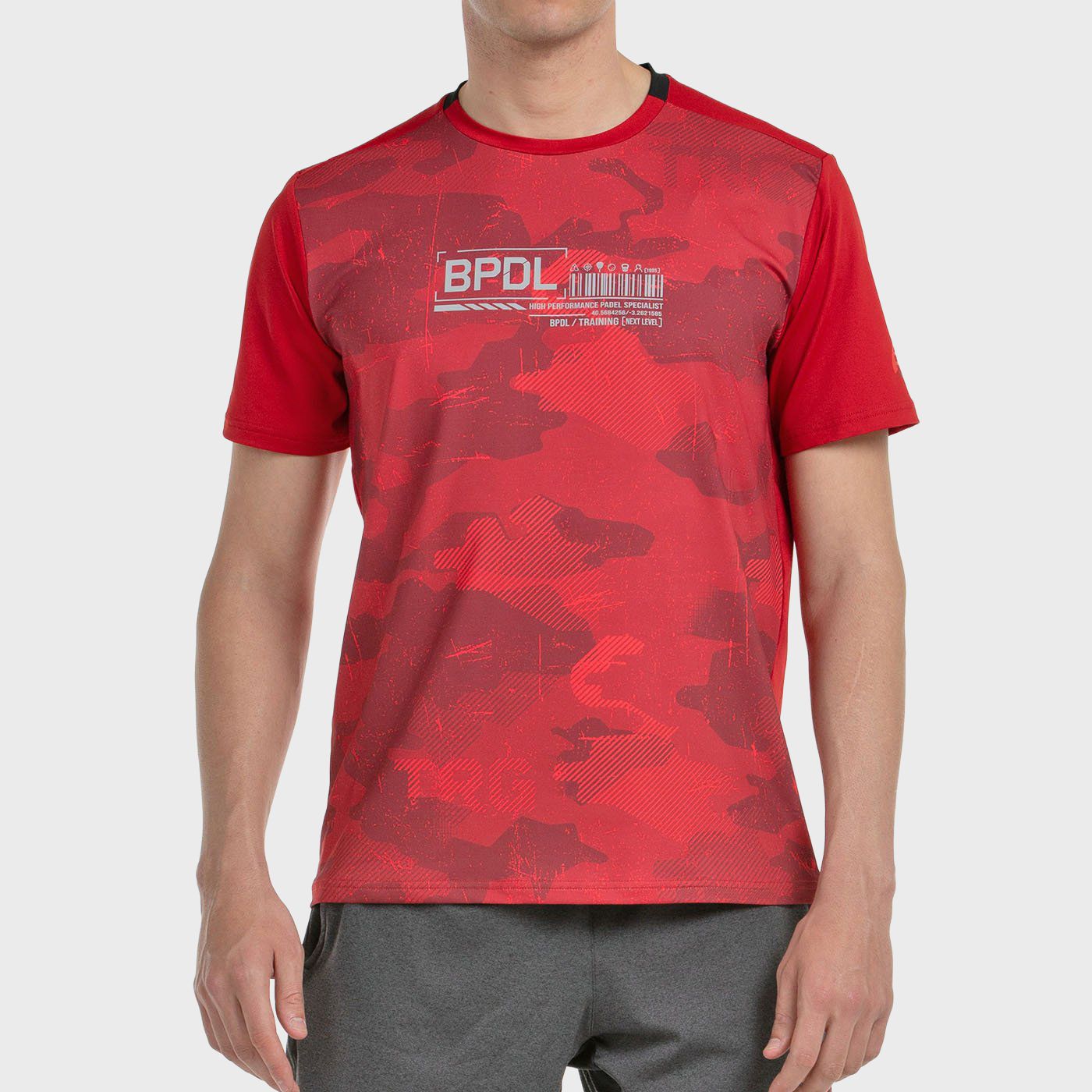 T-SHIRT BULLPADEL ESGOS CILIEGIA