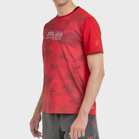 T-SHIRT BULLPADEL ESGOS CHERRY