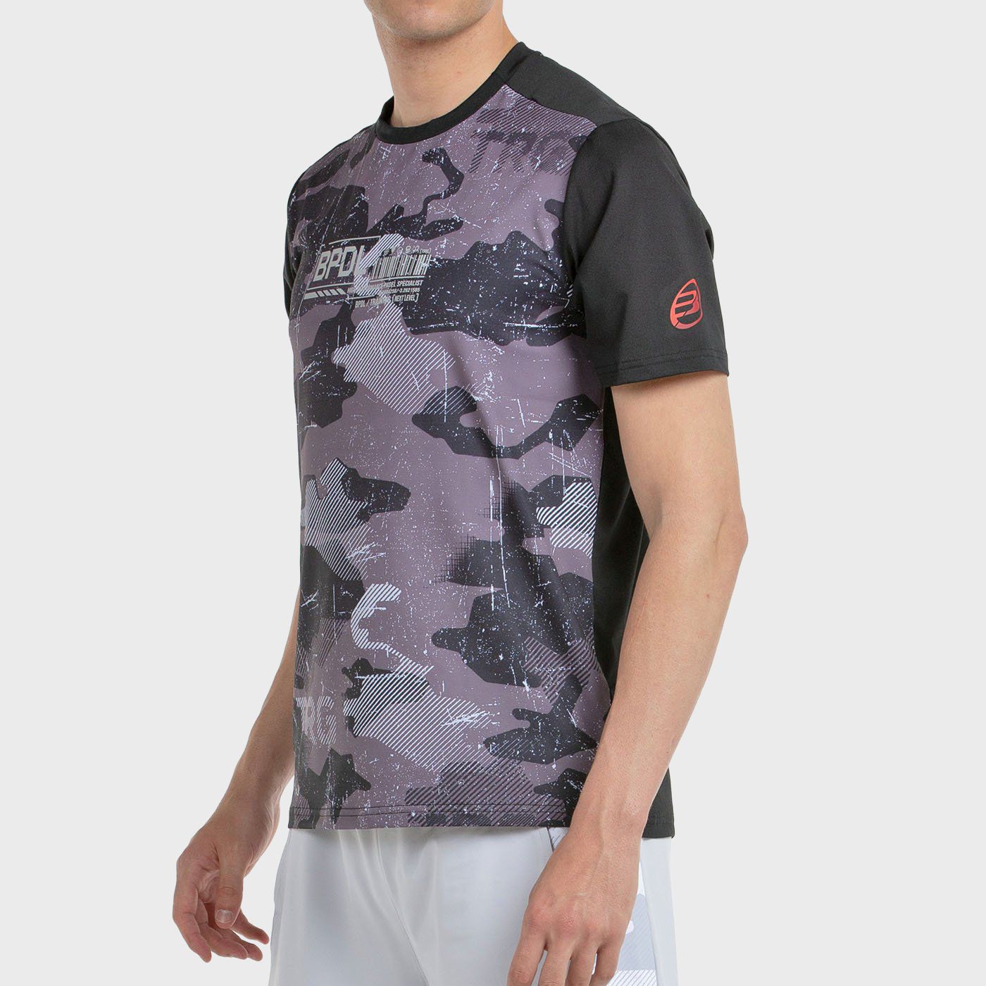 T-SHIRT BULLPADEL ESGOS BLACK