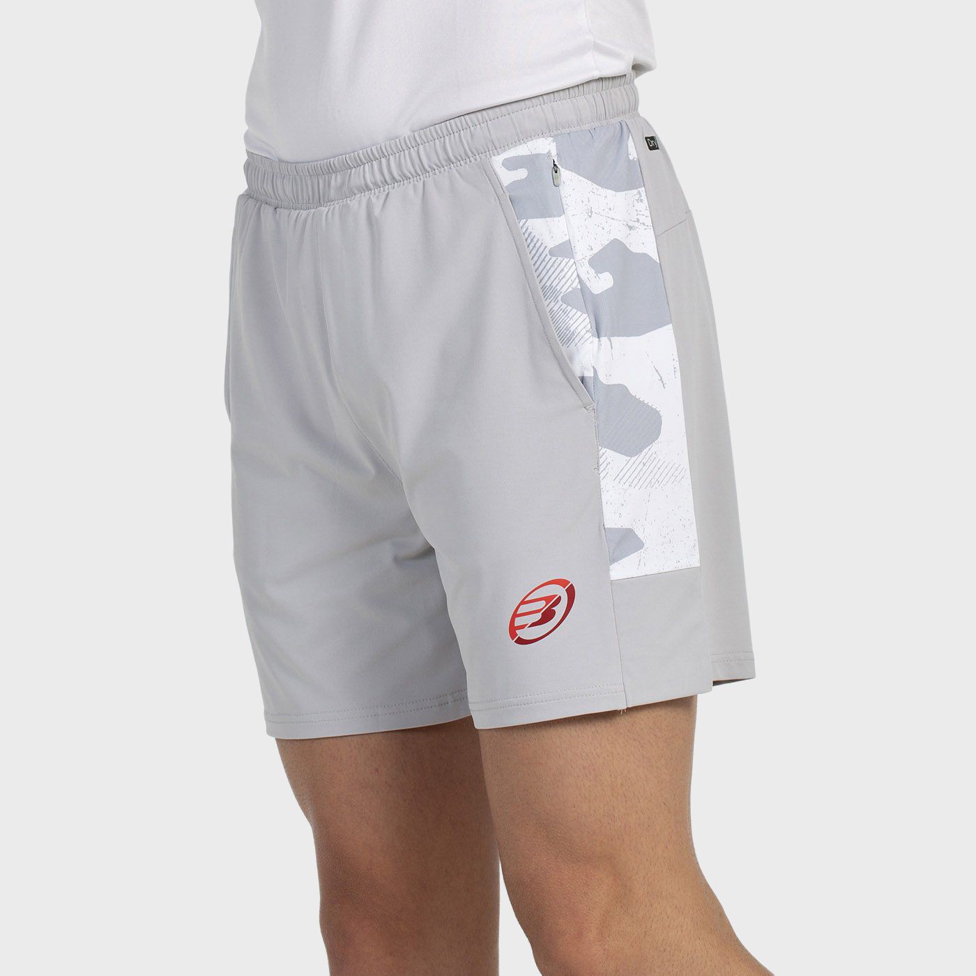 SHORTS BULLPADEL ENTRIMO GRIGIO CHIARO
