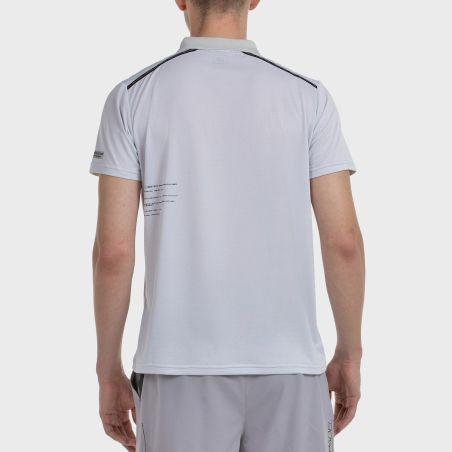 tienda de padel Madrid, tienda de padel online, tienda de padel españa, tienda de padel en linea, POLO BULLPADEL MIRAC GRIS PERL