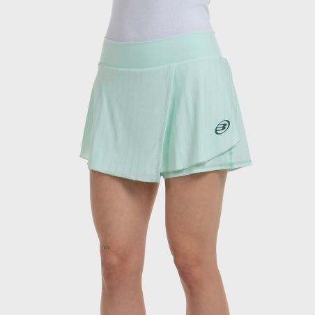 JUPE BULLPADEL ADRAR TISSU BICOLORE VERT D'EAU